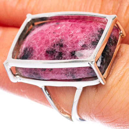 Premium Rhodonite Ring Size 6 (925 Sterling Silver) R2612