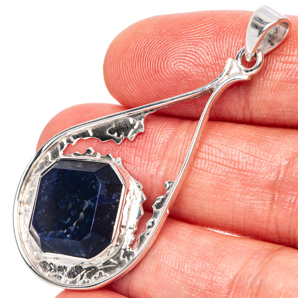 Asc Premium Sodalite Pendant 2" (925 Sterling Silver) P42251