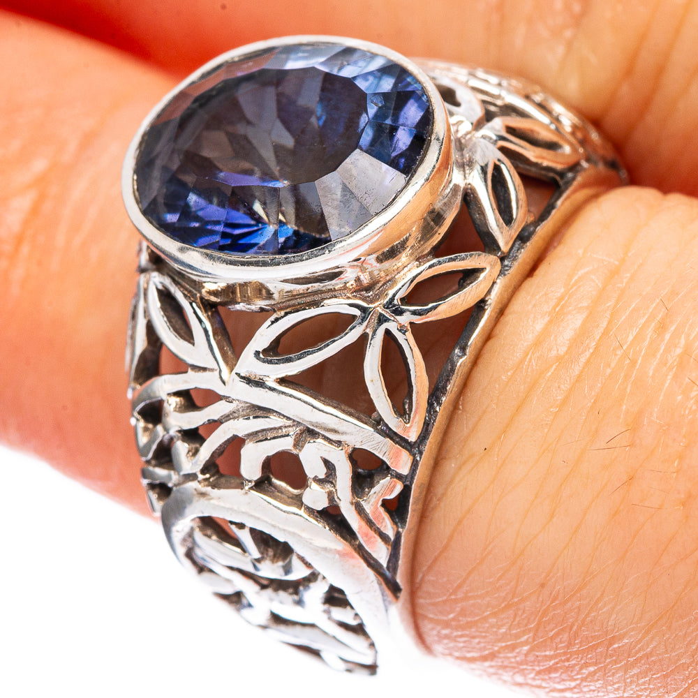 Blue Mystic Topaz Ring Size 7.5 (925 Sterling Silver) R2384