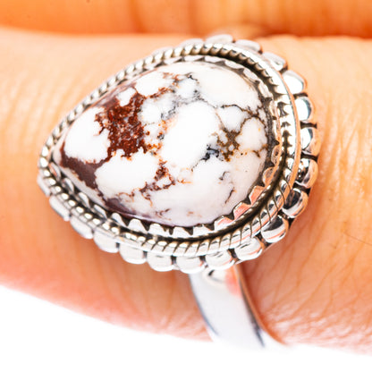 Wild Horse Jasper Ring Size 8.5 (925 Sterling Silver) R3946