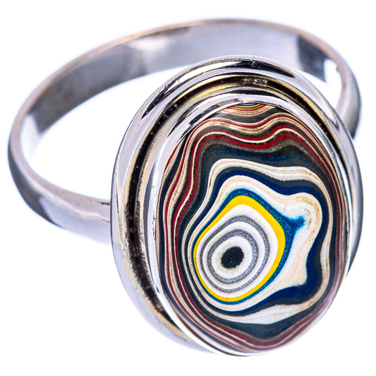 Fordite Ring Size 10.75 (925 Sterling Silver) R144721