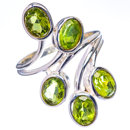 Peridot Ring Size 7.25 (925 Sterling Silver) R142622
