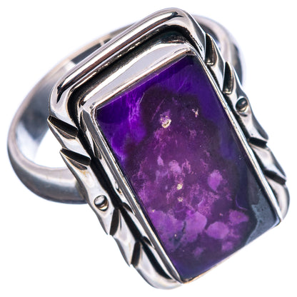 Premium Sugilite Ring Size 8 (.925 Sterling Silver)