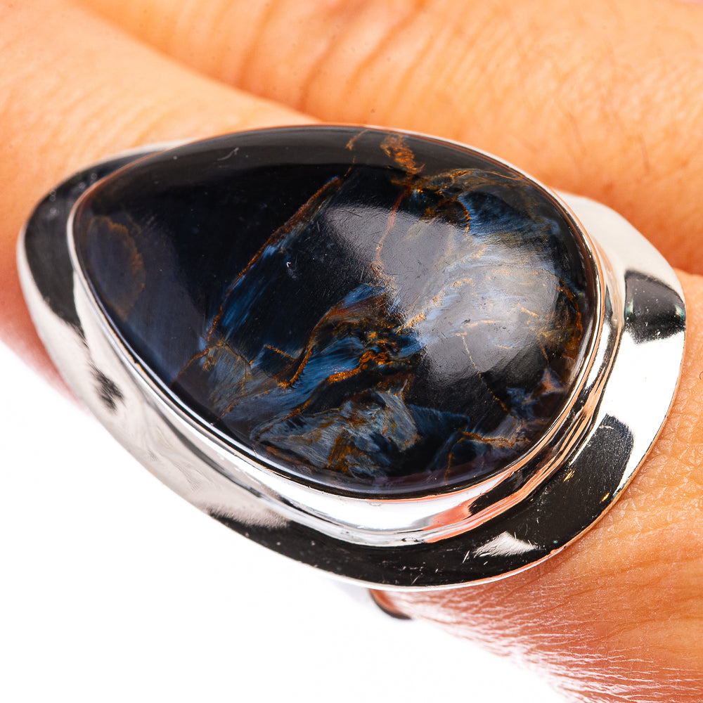 Large Pietersite Ring Size 9.25 (925 Sterling Silver) R142729
