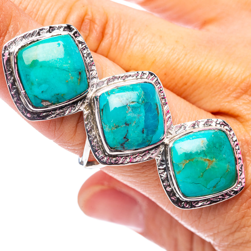 Signature Sleeping Beauty Turquoise Ring Size 8 (.925 Sterling Silver)