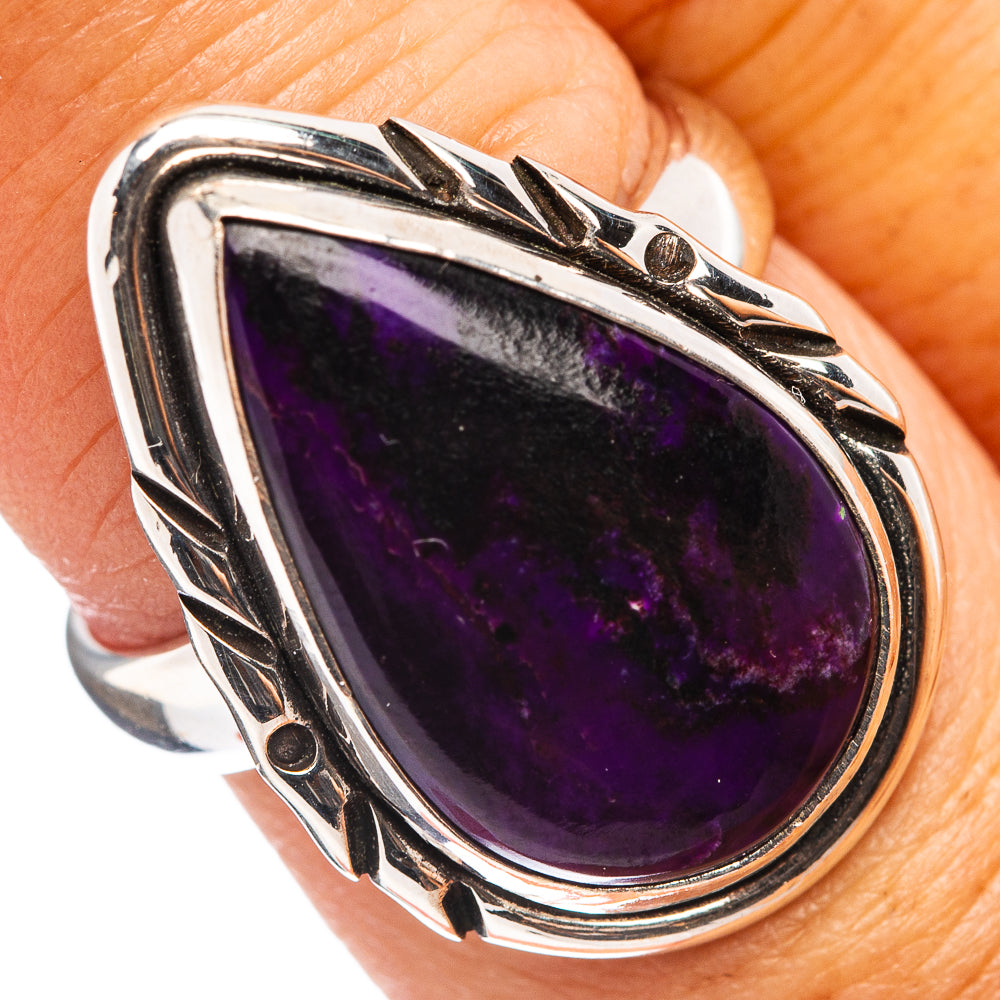 Premium Sugilite Ring Size 7.75 (.925 Sterling Silver)