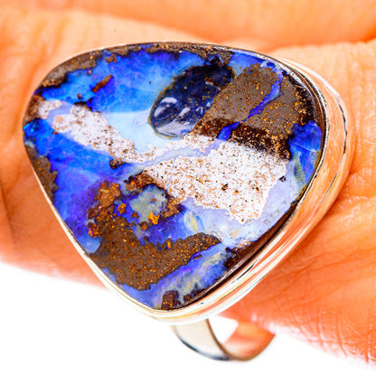 Boulder Opal Ring Size 11 (925 Sterling Silver) RING137951