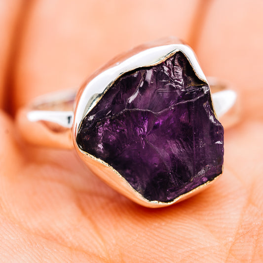 Amethyst Ring Size 7.75 (.925 Sterling Silver)