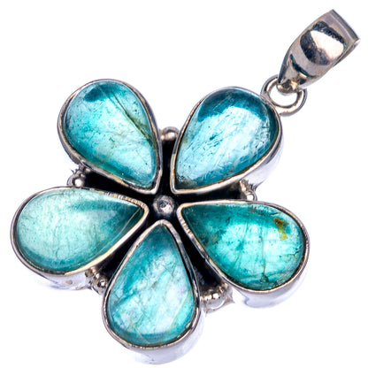 Blue Fluorite Pendant 1 1/2" (925 Sterling Silver) P39834