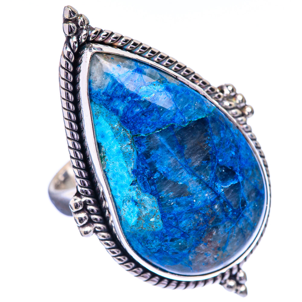Large Apatite Ring Size 9 (925 Sterling Silver) R142717