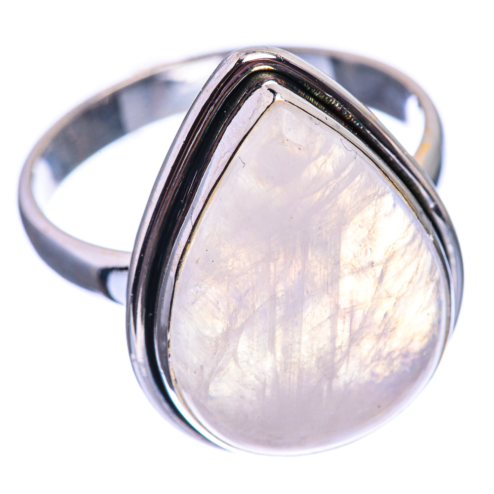 Rainbow Moonstone Ring Size 10 (925 Sterling Silver) R141936