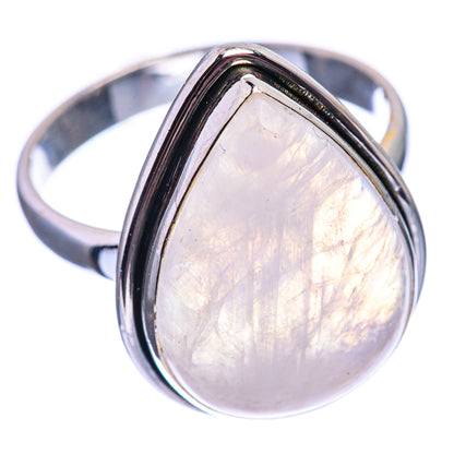 Rainbow Moonstone Ring Size 10 (925 Sterling Silver) R141936