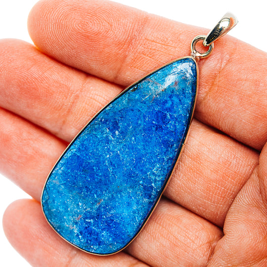 Apatite Pendant 2 1/2" (German Silver)