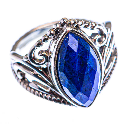 Lapis Lazuli Ring Size 7.25 (925 Sterling Silver) RING140114