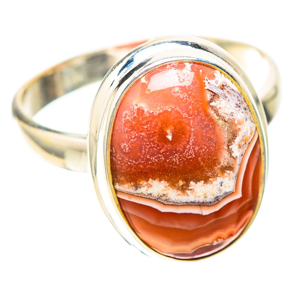 Crazy Lace Agate Ring Size 11.75 (925 Sterling Silver) RING138850