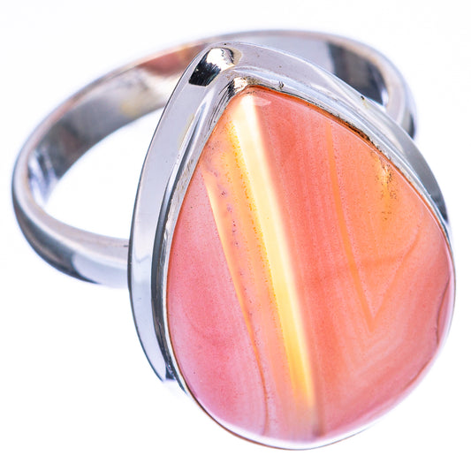 Botswana Agate Ring Size 7.75 (925 Sterling Silver) R1925