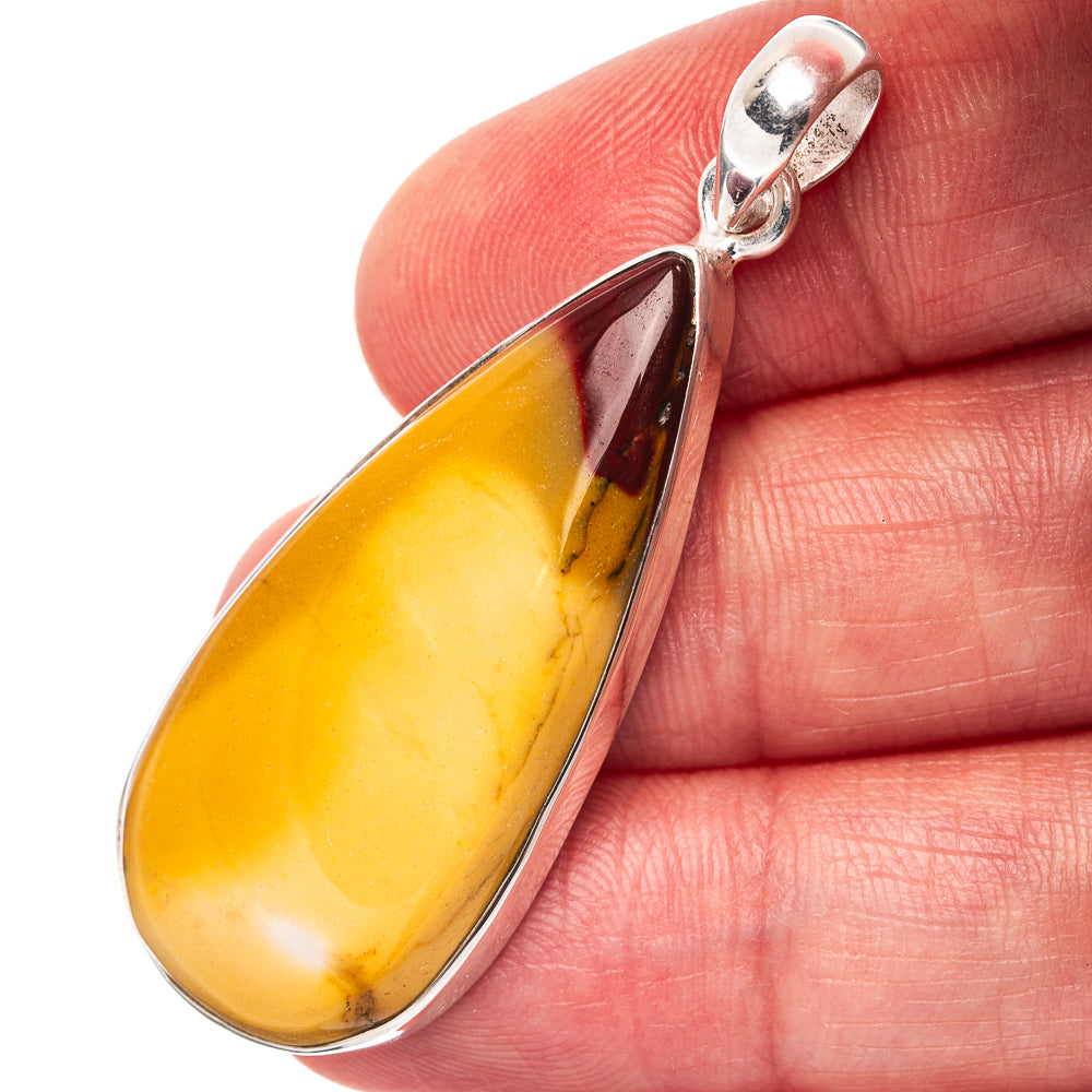 Premium Mookaite Pendant 2" (.925 Sterling Silver)