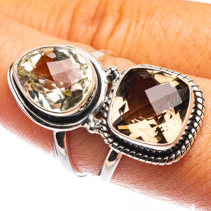 Large Multi-Topaz Ring Size 8.25 (925 Sterling Silver) R142734