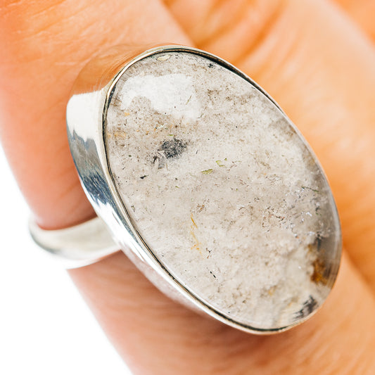 Lodolite Ring Size 8 (German Silver)