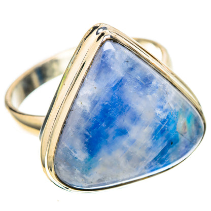 Large Rainbow Moonstone Ring Size 9.5 (925 Sterling Silver) RING138033