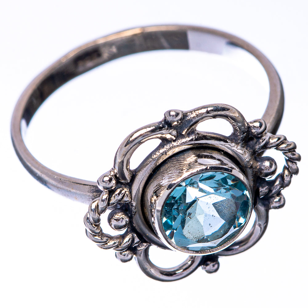 Blue Topaz Dainty Ring Size 6 (925 Sterling Silver) R145200
