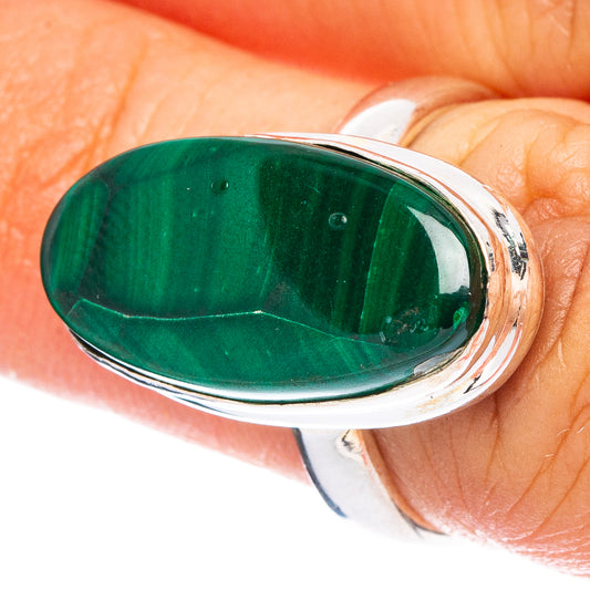 Malachite Ring Size 6 (925 Sterling Silver) R6863