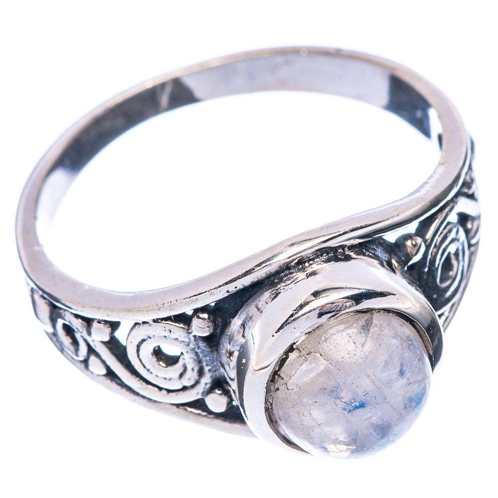 Rainbow Moonstone 925 Sterling Silver Ring Size 6.75 (925 Sterling Silver) R5374
