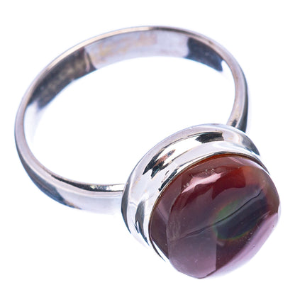 Rare Mexican Fire Agate Ring Size 6.5 (925 Sterling Silver) R2784