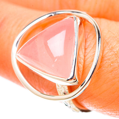Premium Rose Quartz Ring Size 8 (925 Sterling Silver) RING138106