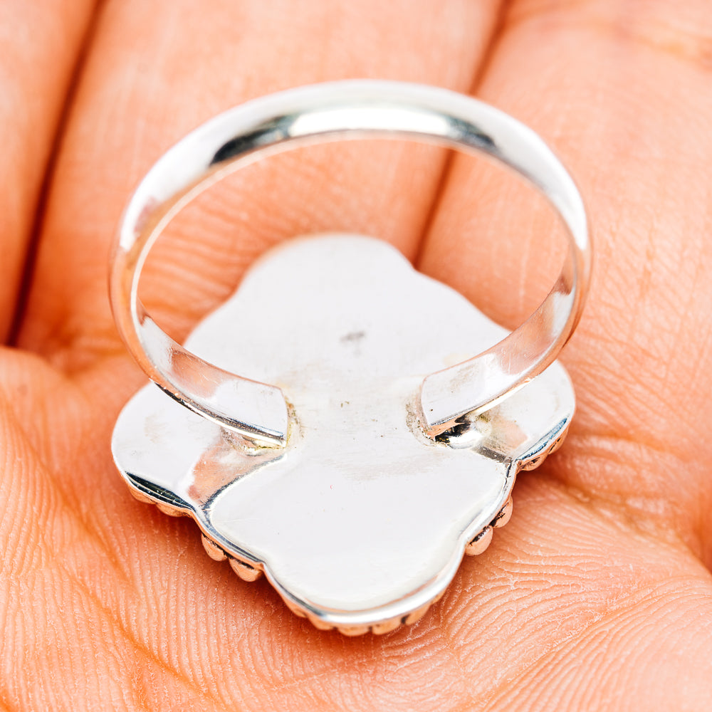 Pink Opal Ring Size 8.75 (.925 Sterling Silver)