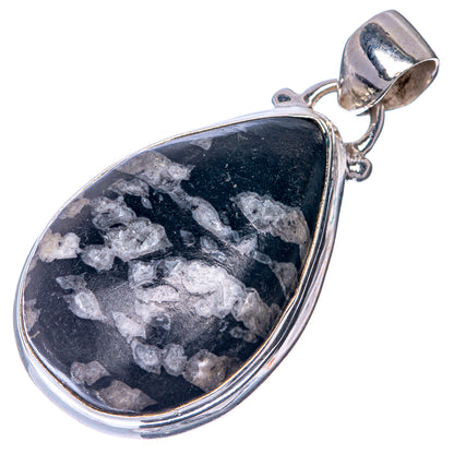 Pinolith Jasper Pendant 1 3/8" (925 Sterling Silver) P40783