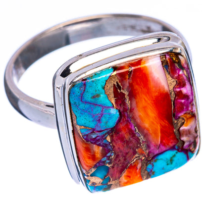 Spiny Oyster Turquoise Ring Size 8.75 (925 Sterling Silver) R146573