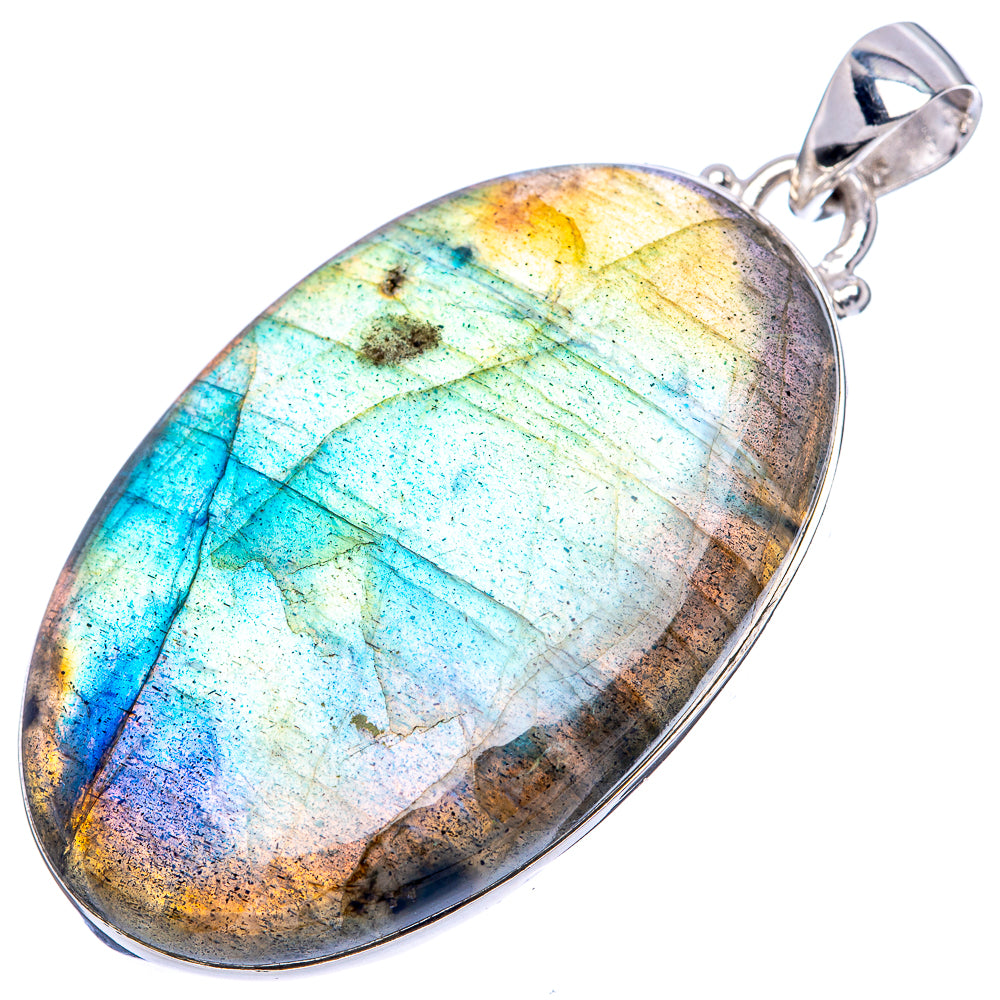 Labradorite Pendant 2" (925 Sterling Silver) P42549