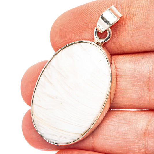 Scolecite Pendant 1 5/8" (.925 Sterling Silver)
