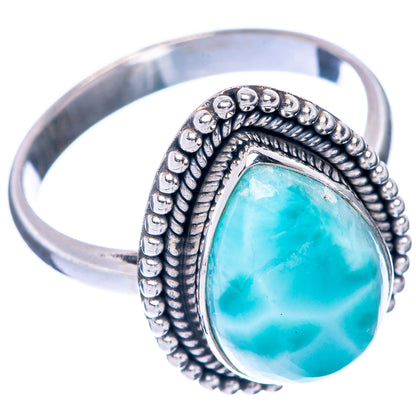 Larimar Ring Size 8.75 (925 Sterling Silver) R144896