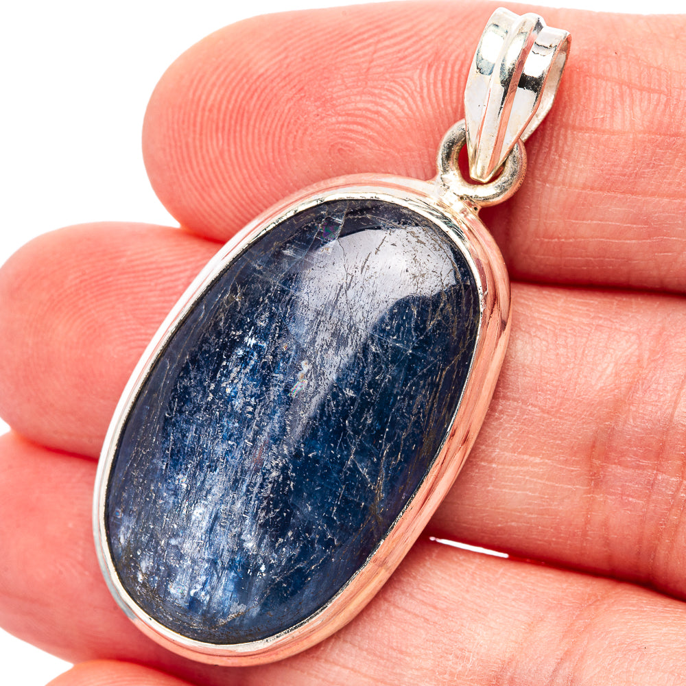 Kyanite Pendant 1 5/8" (.925 Sterling Silver)
