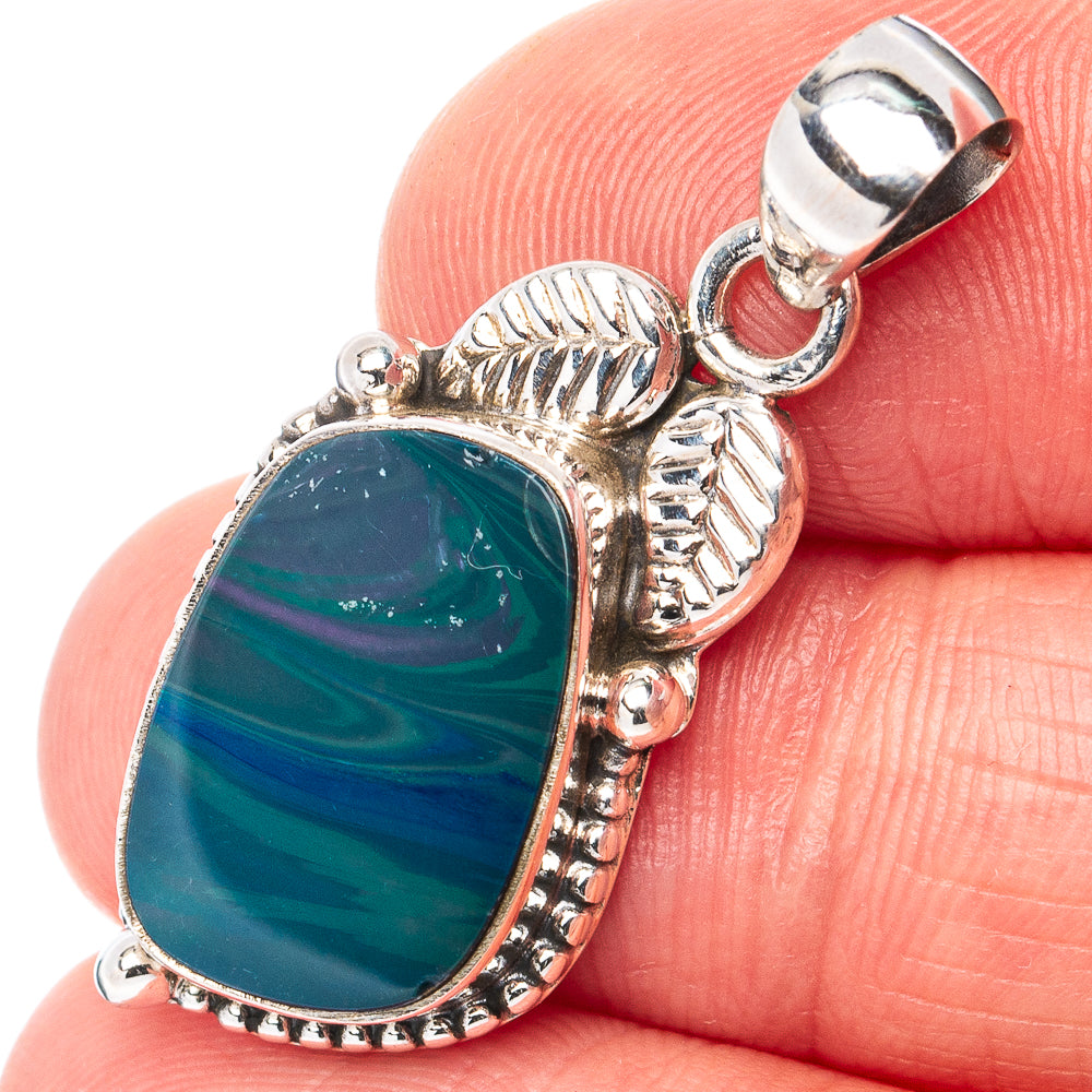 Rare Rare Doublet Opal Pendant 1 3/8" (.925 Sterling Silver)