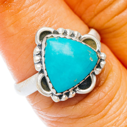 Santa Maria Turquoise Ring Size 7 (.925 Sterling Silver)