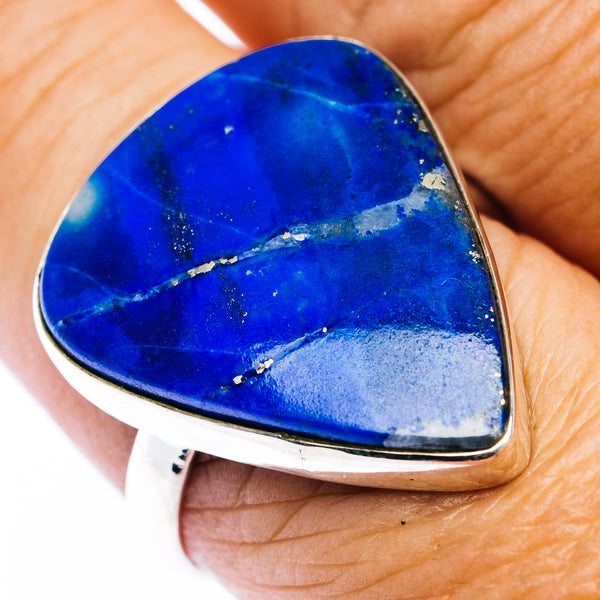 Rare Afghanite Ring Size 8.75 (.925 Sterling Silver)
