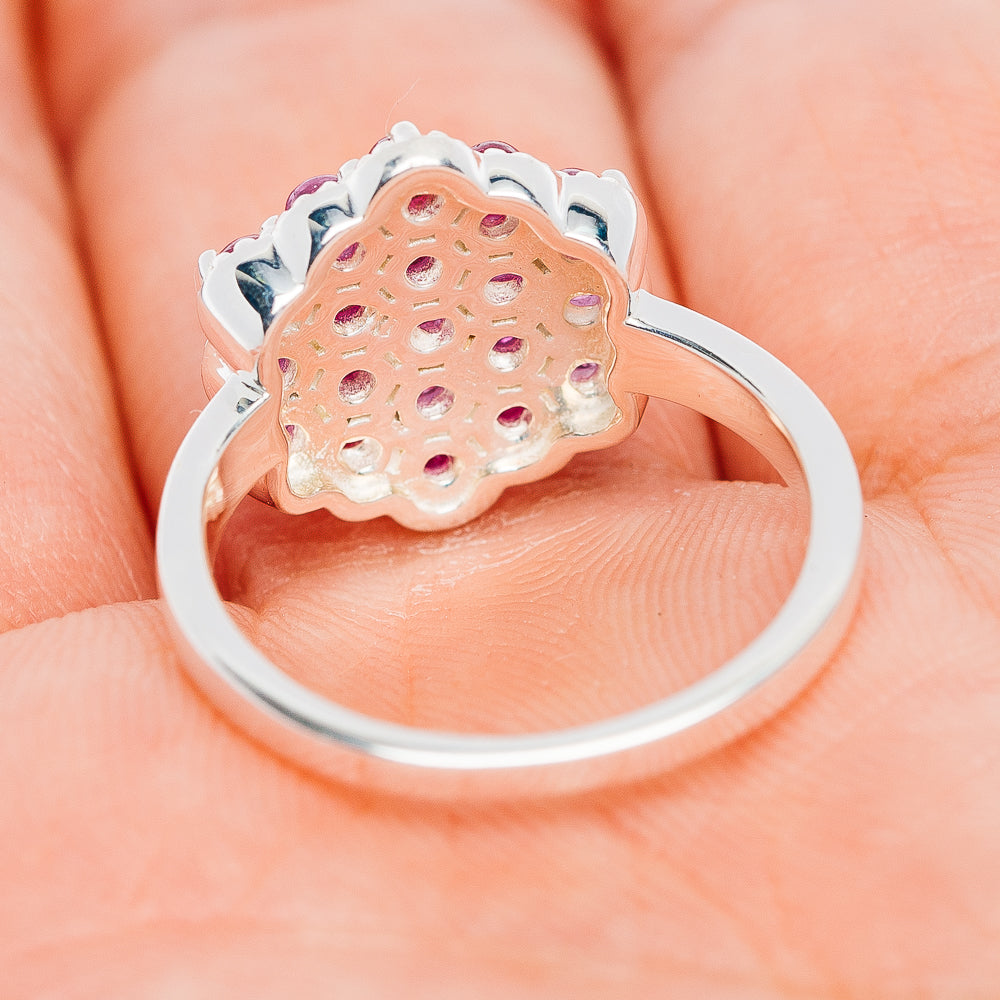 Premium Burmese Ruby Ring Size 7 (.925 Sterling Silver)