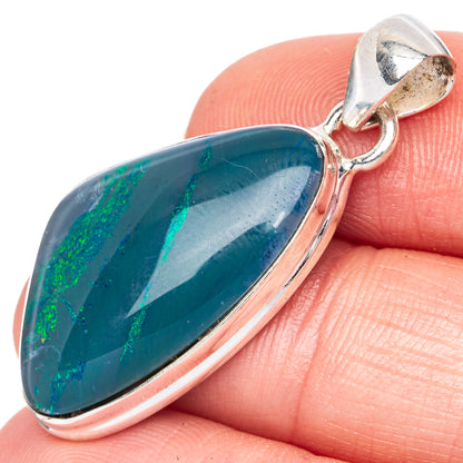 Rare Triplet Opal Pendant 1 1/2" (925 Sterling Silver) P41395