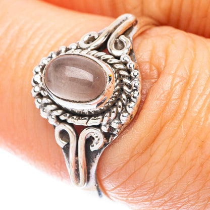 Rose Quartz Dainty Ring Size 7 (925 Sterling Silver) R5929
