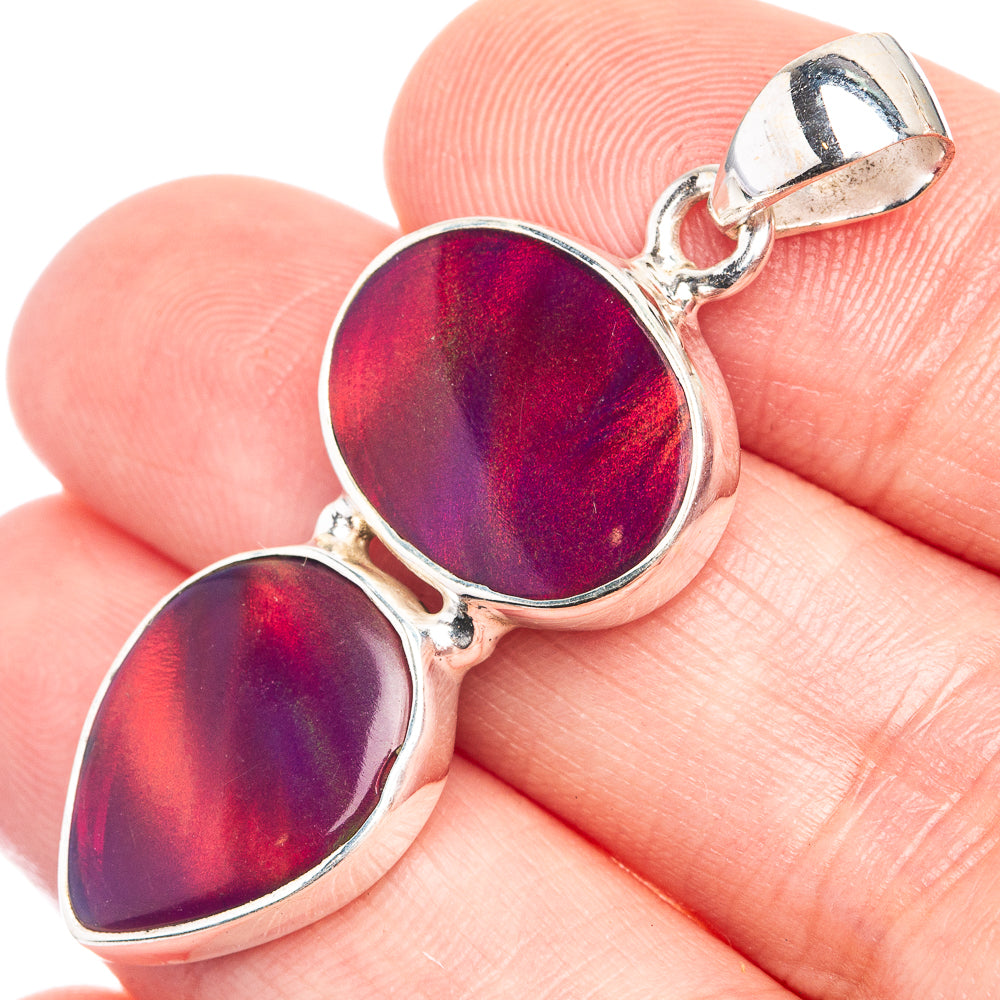 Aura Opal Pendant 1 5/8" (925 Sterling Silver) P39250