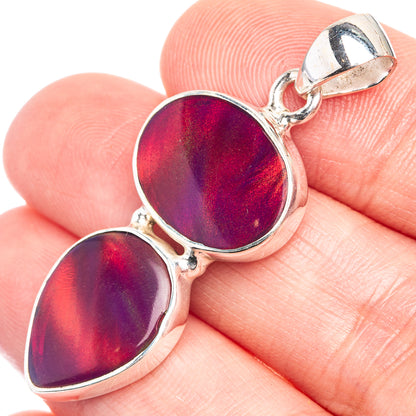 Aura Opal Pendant 1 5/8" (925 Sterling Silver) P39250
