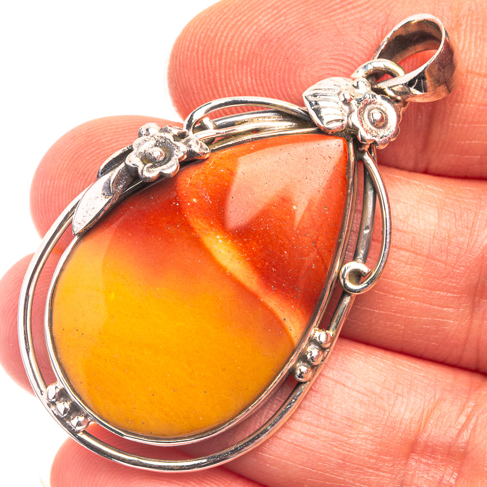 Mookaite Pendant 1 7/8" (925 Sterling Silver) P38840