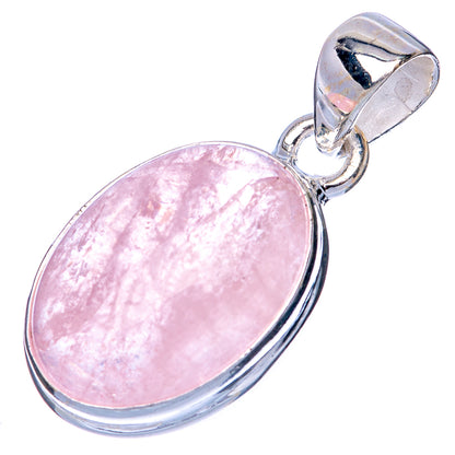 Rare Morganite Pendant 1 1/4" (925 Sterling Silver) P41364