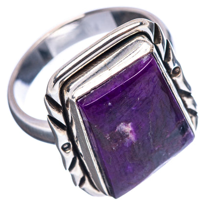 Premium Sugilite Ring Size 7.75 (.925 Sterling Silver)