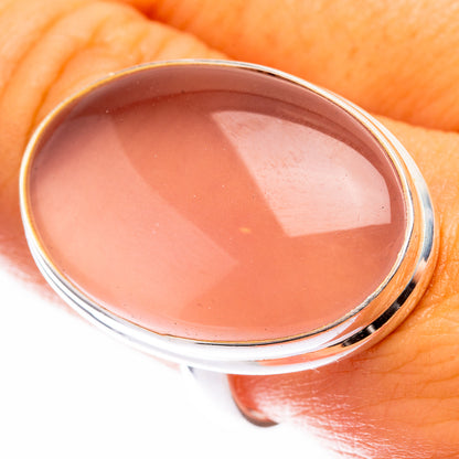 Large Rose Quartz Ring Size 9.75 (925 Sterling Silver) R141258