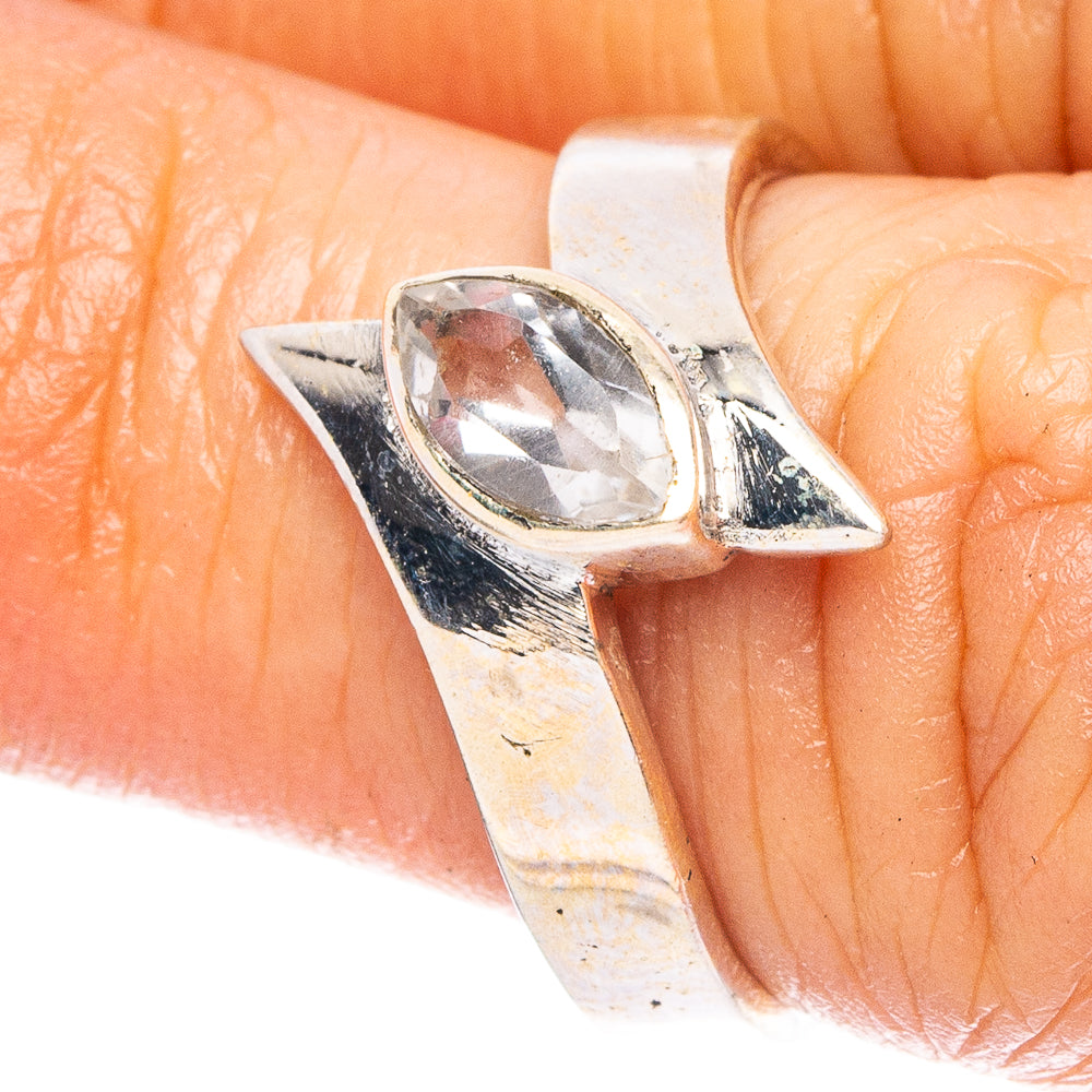 White Quartz 925 Sterling Silver Ring Size 6.5 (925 Sterling Silver) R6320