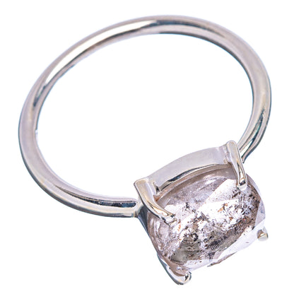 Faceted Cacoxenite Ring Size 7 (.925 Sterling Silver)
